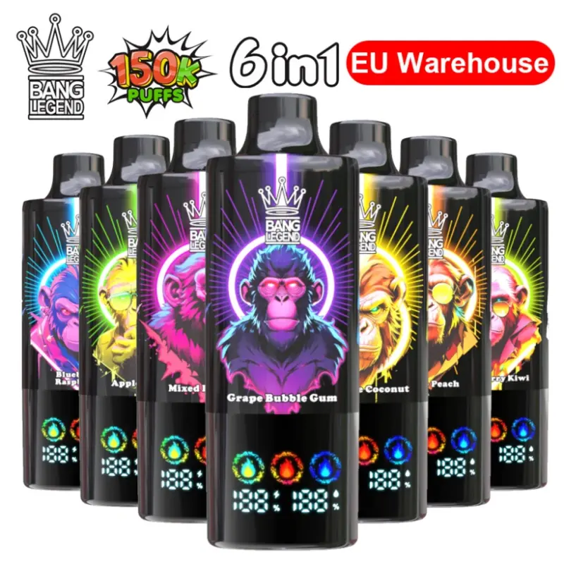 Bang Legend 150k Puffs: Top 5 Przyczyn, Dlaczego Zdecydowanie Warto Kupić Ten Vape w UE 2 150k Puffs Vaper Bang Legend 150000 Jednorazowy Vape 6 w 1 Magazyn UE