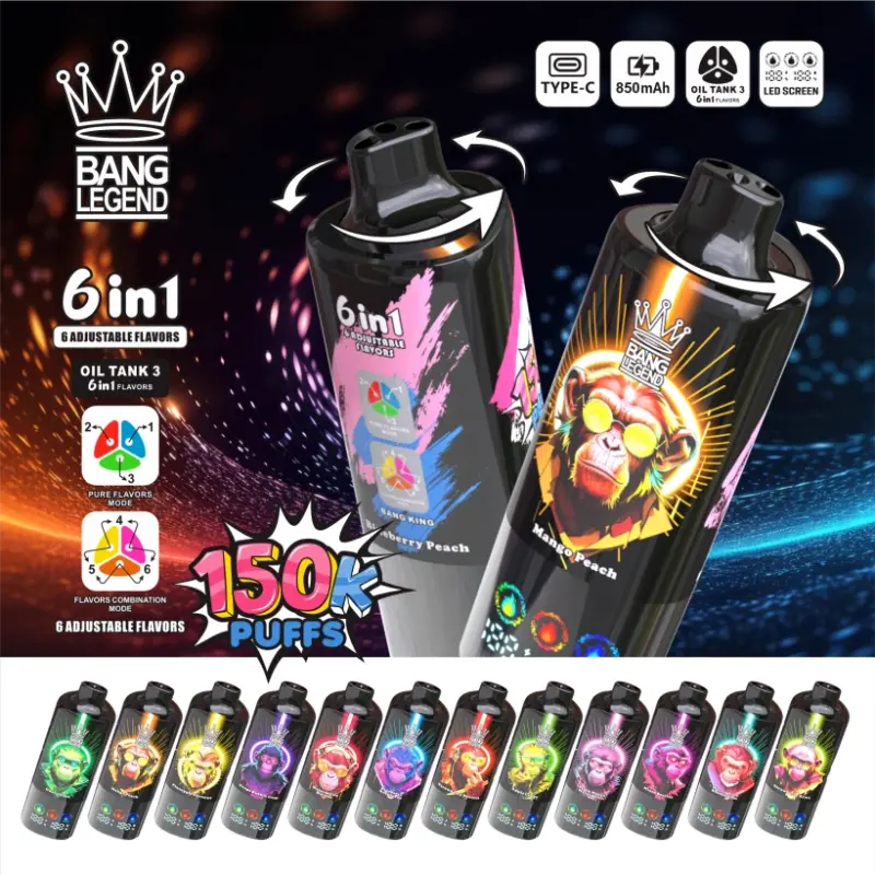 Jak Wybrać Smak Bang Legend 150k Puffs? Przewodnik Dla Użytkowników UE 🍓 3 150k Puffs Vaper Bang Legend 150000 Jednorazowy Vape 6 w 1 Magazyn UE