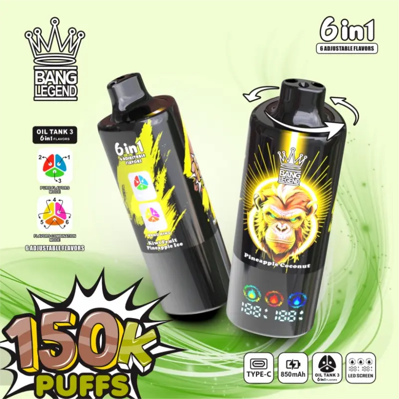 Jak Wybrać Smak Bang Legend 150k Puffs? Przewodnik Dla Użytkowników UE 🍓 4 150k Puffs Vaper Bang Legend 150000 Jednorazowy Vape 6 w 1 Magazyn UE