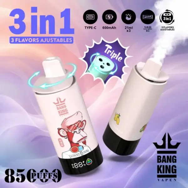 3 w 1 Vaper Bang King 85000 Puffs Jednorazowy 85k Sprzedaż Hurtowa Darmowa Wysyłka 13 3 w 1 Vaper Bang King 85000 Puffs Jednorazowy 85k Sprzedaż Hurtowa Darmowa Wysyłka