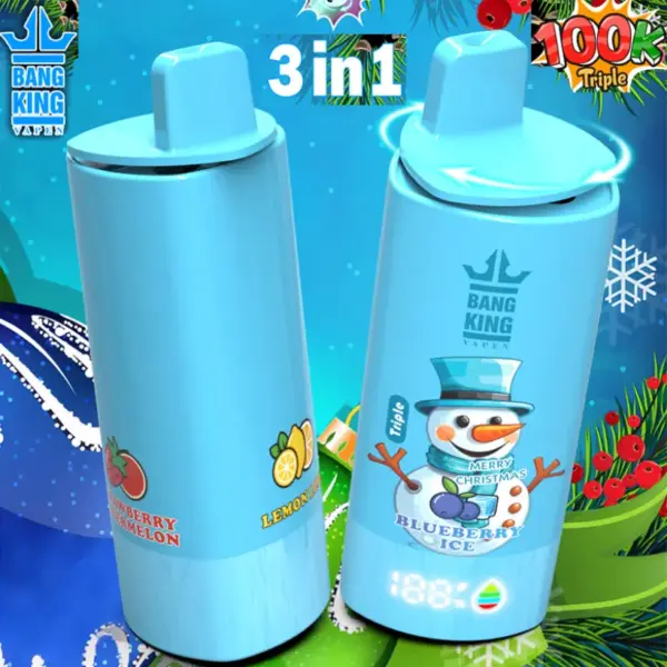 Bang King 100k Puffs Vape 3 w 1 Potrójny Zestaw Świąteczny 12 Smaków 16 Bang King 100k Puffs Vape 3 w 1 Potrójny Zestaw Świąteczny 12 Smaków