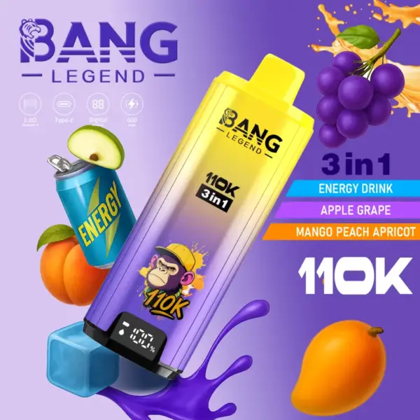 Bang Legend 110000 Puffs Vape Detaliczny 3 w 1 Kup 2 Sztuki Darmowa Wysyłka 13 Bang Legend 110000 Puffs Vape Detaliczny 3 w 1 Kup 2 Sztuki Darmowa Wysyłka
