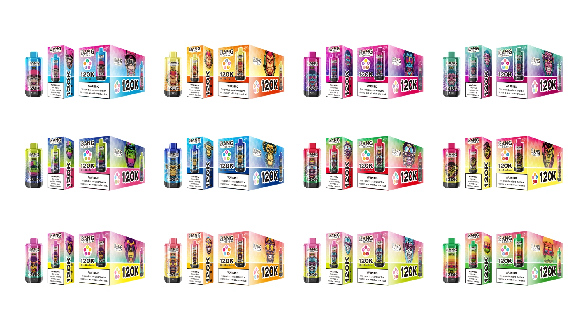 Bang Legend 120000 Puffs Vape detaliczny 5 w 1 Kup 2 sztuki Zamówienie próbki 15 Bang Legend 120000 Puffs Vape detaliczny 5 w 1 Kup 2 sztuki Zamówienie próbki