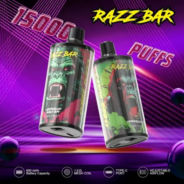 Razz Bar 15000 Puffs Jednorazowy Vape Hurt Darmowa Wysyłka Magazyn UE 12 Razz Bar 15000 Puffs Jednorazowy Vape Hurt Darmowa Wysyłka Magazyn UE