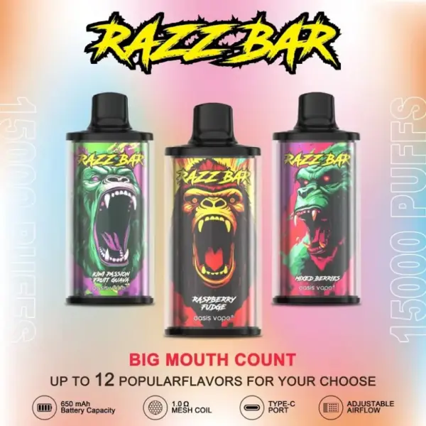 Razz Bar 15000 Puffs Jednorazowy Vape Hurt Darmowa Wysyłka Magazyn UE 11 Razz Bar 15000 Puffs Jednorazowy Vape Hurt Darmowa Wysyłka Magazyn UE