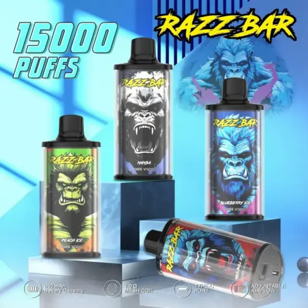 Razz Bar 15000 Puffs Jednorazowy Vape Hurt Darmowa Wysyłka Magazyn UE 10 Razz Bar 15000 Puffs Jednorazowy Vape Hurt Darmowa Wysyłka Magazyn UE
