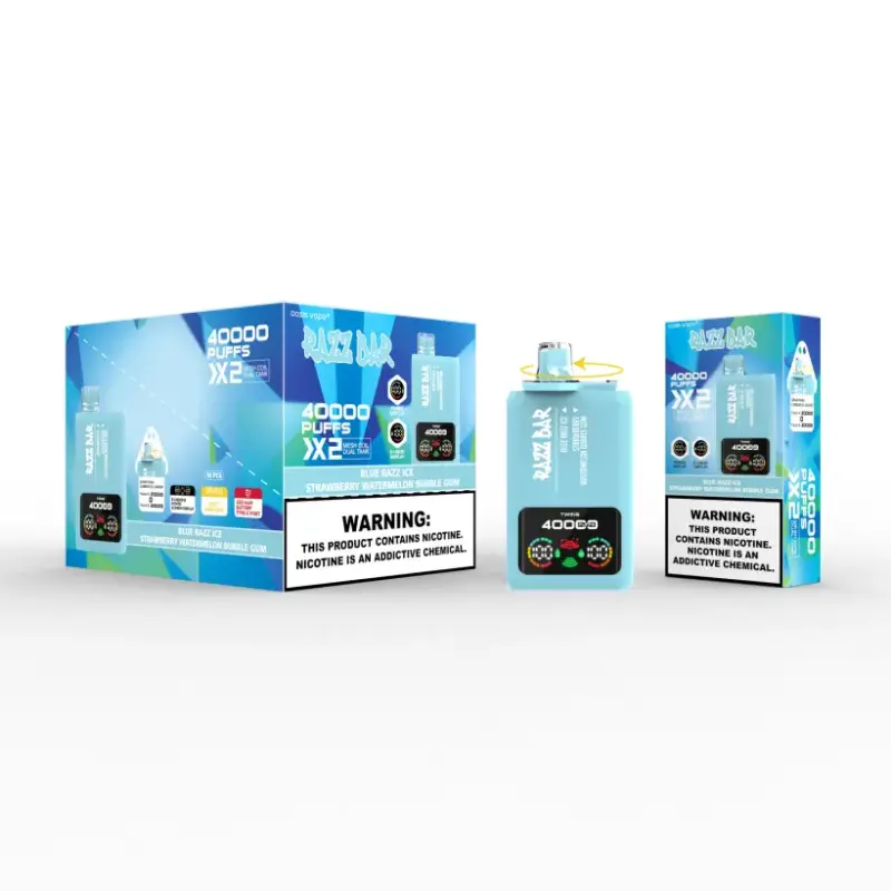 Razz Bar 40000 Puffs – Moje Doświadczenie z Vape 2 w 1: Smaki, Wygodę i Szybką Dostawę z UE! 2 Razz Bar 40000 Puffs Vape Jednorazowy Smaki 2 w 1 40K Nadajacy sie do Ladowania Darmowy Smak Magazyn UE