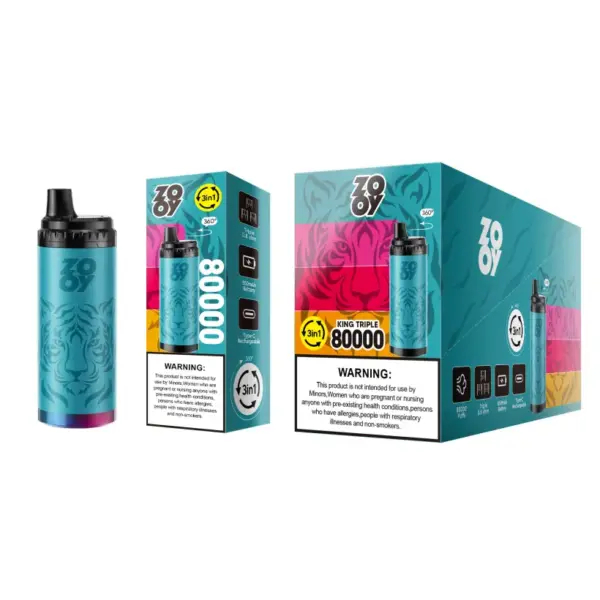 ZOOY 80K Puffs Jednorazowy Vape King Triple 3 w 1 Wysyłka z Magazynu UE 12 ZOOY 80K Puffs Jednorazowy Vape King Triple 3 w 1 Wysyłka z Magazynu UE