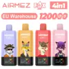 Airmez 120000 Puffs Jednorazowy Vape 4 w 1 z Darmową Wysyłką z Magazynu UE