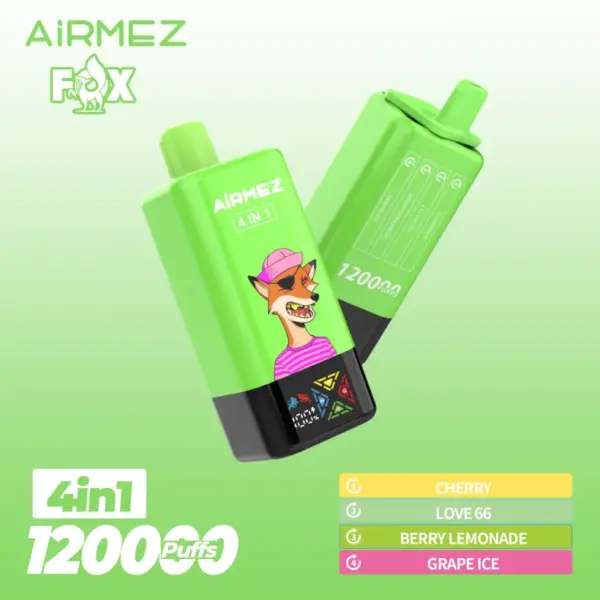 Airmez 120000 Puffs Jednorazowy Vape 4 w 1 z Darmową Wysyłką z Magazynu UE 12 Airmez 120000 Puffs Jednorazowy Vape 4 w 1 z Darmową Wysyłką z Magazynu UE