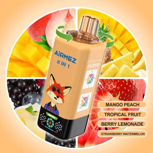 Airmez 160K Zaciągnięć 8 w 1 Najdłużej Działający Vape Jednorazowy 160000 Darmowa Wysyłka 15 Airmez 160K Zaciągnięć 8 w 1 Najdłużej Działający Vape Jednorazowy 160000 Darmowa Wysyłka
