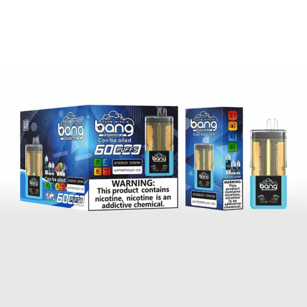 Bang 60000 Zaciągnięć 60k 2 w 1 Napełniany Kryształ Jednorazowy Vape 2 x 10 ml Płyn 14 Bang 60000 Zaciągnięć 60k 2 w 1 Napełniany Kryształ Jednorazowy Vape 2 x 10 ml Płyn