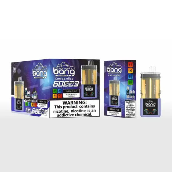 Bang 60000 Zaciągnięć 60k 2 w 1 Napełniany Kryształ Jednorazowy Vape 2 x 10 ml Płyn 13 Bang 60000 Zaciągnięć 60k 2 w 1 Napełniany Kryształ Jednorazowy Vape 2 x 10 ml Płyn