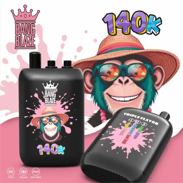 Bang Blaze 140k Puffs Jednorazowy E-papieros 3 w 1 Smaki 140000 Zaciągnięć Darmowa Wysyłka 14 Bang Blaze 140k Puffs Jednorazowy E-papieros 3 w 1 Smaki 140000 Zaciągnięć Darmowa Wysyłka