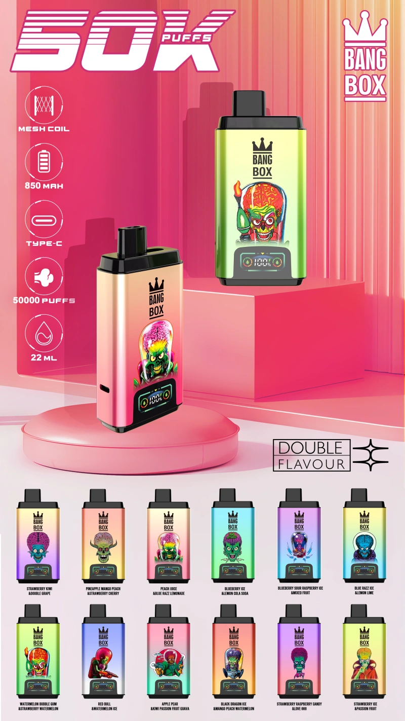 Bang Box 50k Zaciągnięć 2 w 1 Podwójny Smak Jednorazowy Vape 50000 Darmowa Wysyłka 16 Bang Box 50k Zaciągnięć 2 w 1 Podwójny Smak Jednorazowy Vape 50000 Darmowa Wysyłka