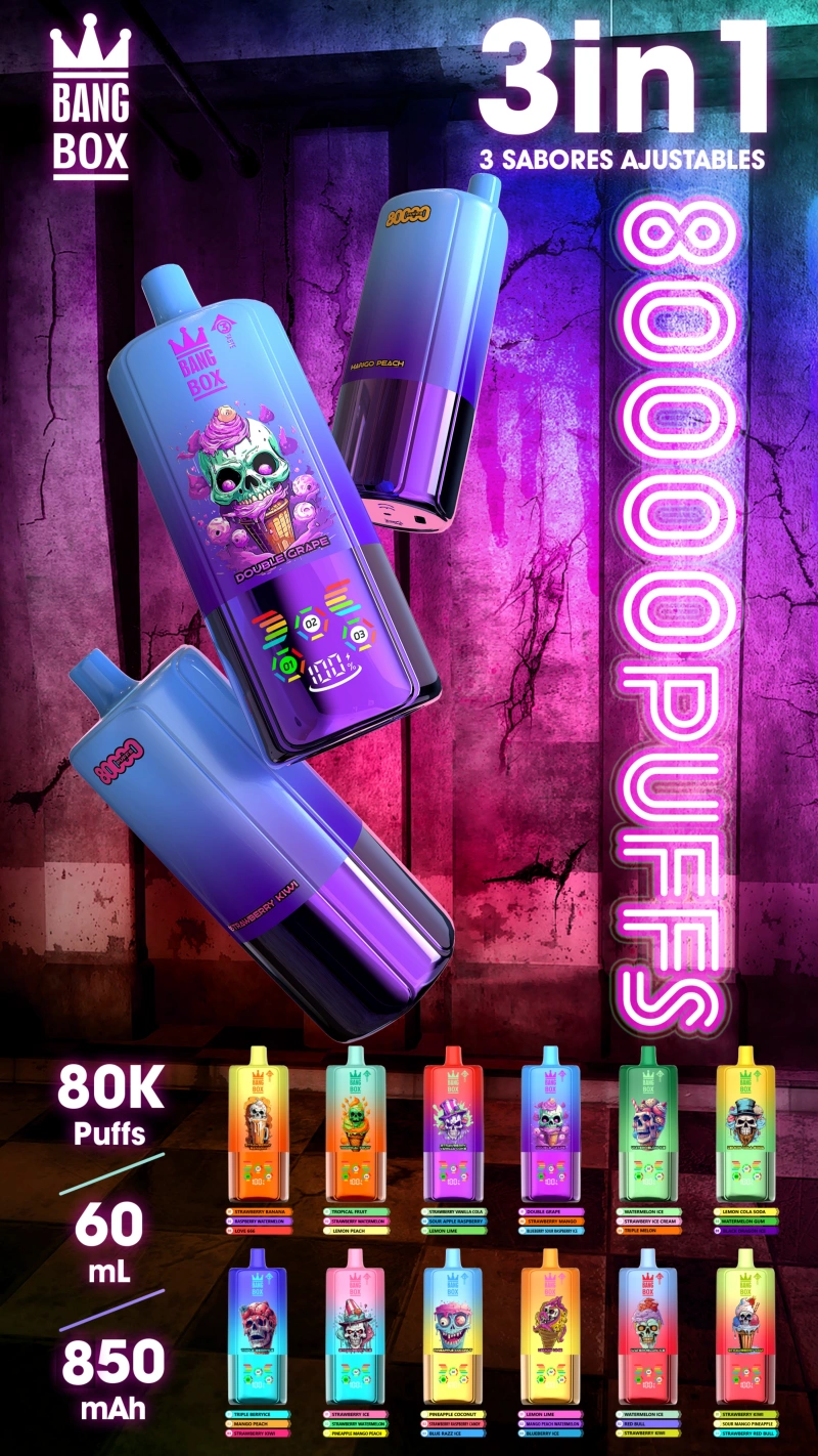 Bang Box 80k Zaciągnięć 3 w 1 Potrójny Jednorazowy Vape Hurt 80000 Darmowa Wysyłka 16 Bang Box 80k Zaciągnięć 3 w 1 Potrójny Jednorazowy Vape Hurt 80000 Darmowa Wysyłka