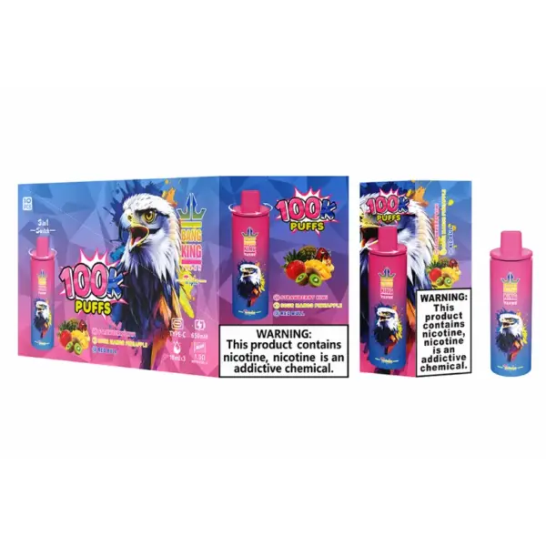 Bang King 100000 Puffs 100k Jednorazowy E-papieros 3 w 1 Trzy Smaki Darmowa Wysyłka Sprzedaż Hurtowa 15 Bang King 100000 Puffs 100k Jednorazowy E-papieros 3 w 1 Trzy Smaki Darmowa Wysyłka Sprzedaż Hurtowa