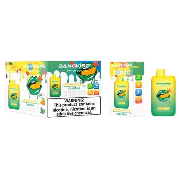 Bang King 35000 zaciągnięć Swith Duo jednorazowy e-papieros 2 w 1 podwójny smak 35k magazyn UE 12 Bang King 35000 zaciągnięć Swith Duo jednorazowy e-papieros 2 w 1 podwójny smak 35k magazyn UE