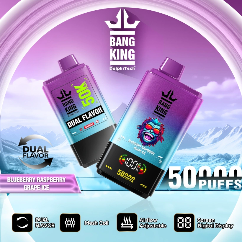 Bang King 50k Puffs 2 w 1 Jednorazowy Vape Pen 50000 Darmowa Wysyłka 5 Bang King 50k Puffs 2 w 1 Jednorazowy Vape Pen 50000 Darmowa Wysyłka