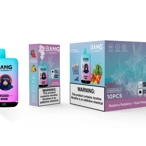 Bang Leader 45000 Puffs 45k Podwójne Smaki 2 w 1 Jednorazowy Vape Hurt Darmowa Wysyłka 12 Bang Leader 45000 Puffs 45k Podwójne Smaki 2 w 1 Jednorazowy Vape Hurt Darmowa Wysyłka