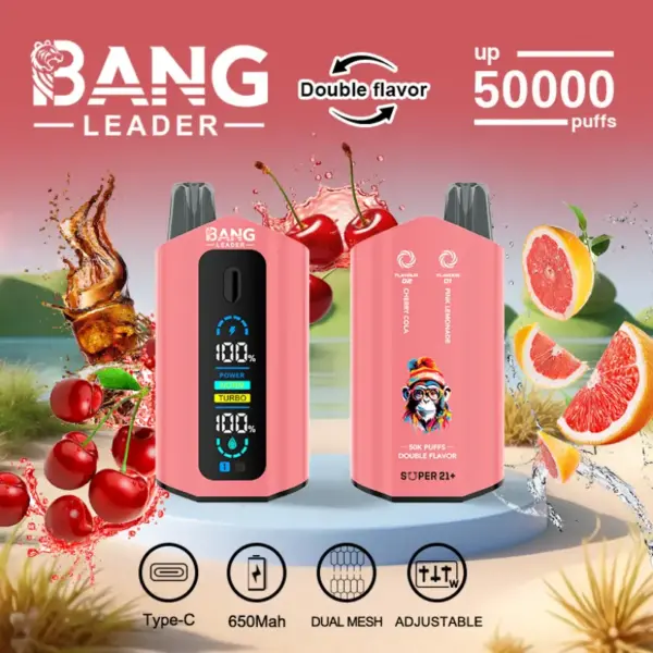 Bang Leader 50k Puffs 2 w 1 Podwójne Smaki Najlepszy Jednorazowy Vape 50000 Darmowa Wysyłka 15 Bang Leader 50k Puffs 2 w 1 Podwójne Smaki Najlepszy Jednorazowy Vape 50000 Darmowa Wysyłka