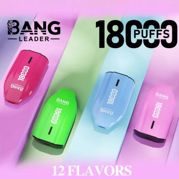 Bang Leader 18000 Puffs Jednorazowy Epapieros Tania Cena Hurtowa 18k Darmowa Wysyłka