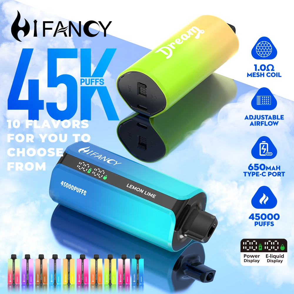 EU Vape Hifancy 45000 Zaciągnięć 45K Vape Darmowa Wysyłka Hurt 10 Smaków 16 EU Vape Hifancy 45000 Zaciągnięć 45K Vape Darmowa Wysyłka Hurt 10 Smaków