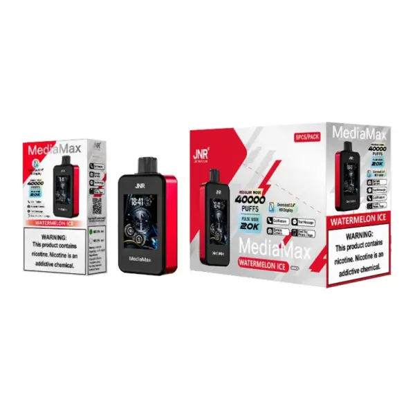 EU Vape JNR 40k Puffs 40000 Media Max Disposable Vaper darmowa wysyłka