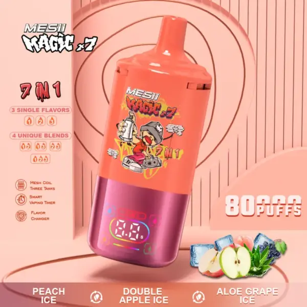 Mesii 80k Zaciągnięć Magic 7 w 1 Jednorazowy Vape Ładowalny 80000 Darmowa Wysyłka 14 Mesii 80k Zaciągnięć Magic 7 w 1 Jednorazowy Vape Ładowalny 80000 Darmowa Wysyłka