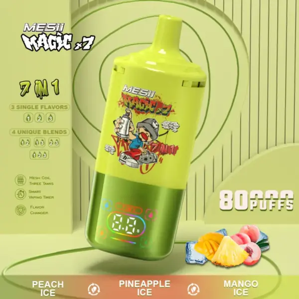 Mesii 80k Zaciągnięć Magic 7 w 1 Jednorazowy Vape Ładowalny 80000 Darmowa Wysyłka 13 Mesii 80k Zaciągnięć Magic 7 w 1 Jednorazowy Vape Ładowalny 80000 Darmowa Wysyłka