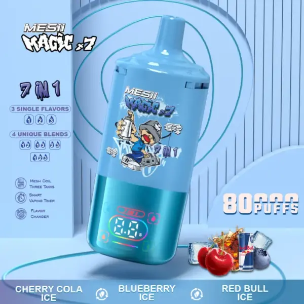 Mesii 80k Zaciągnięć Magic 7 w 1 Jednorazowy Vape Ładowalny 80000 Darmowa Wysyłka 12 Mesii 80k Zaciągnięć Magic 7 w 1 Jednorazowy Vape Ładowalny 80000 Darmowa Wysyłka