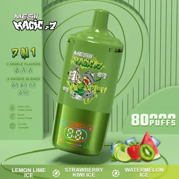 Mesii 80k Zaciągnięć Magic 7 w 1 Jednorazowy Vape Ładowalny 80000 Darmowa Wysyłka 10 Mesii 80k Zaciągnięć Magic 7 w 1 Jednorazowy Vape Ładowalny 80000 Darmowa Wysyłka