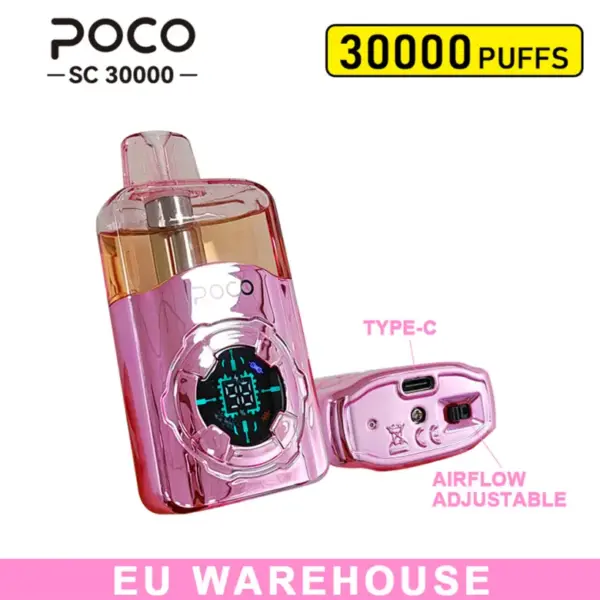 Puff 30k Vape POCO SC 30000 Zaciągnięć Jednorazowy E-papieros 30k Darmowa Wysyłka Magazyn UE 11 Puff 30k Vape POCO SC 30000 Zaciągnięć Jednorazowy E-papieros 30k Darmowa Wysyłka Magazyn UE