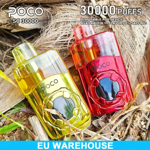 Puff 30k Vape POCO SC 30000 Zaciągnięć Jednorazowy E-papieros 30k Darmowa Wysyłka Magazyn UE 15 Puff 30k Vape POCO SC 30000 Zaciągnięć Jednorazowy E-papieros 30k Darmowa Wysyłka Magazyn UE
