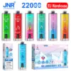 Puff EU JNR 22000 zaciągnięć 22k Crystal jednorazowy vape pen Shisha Hookah Max z darmową wysyłką