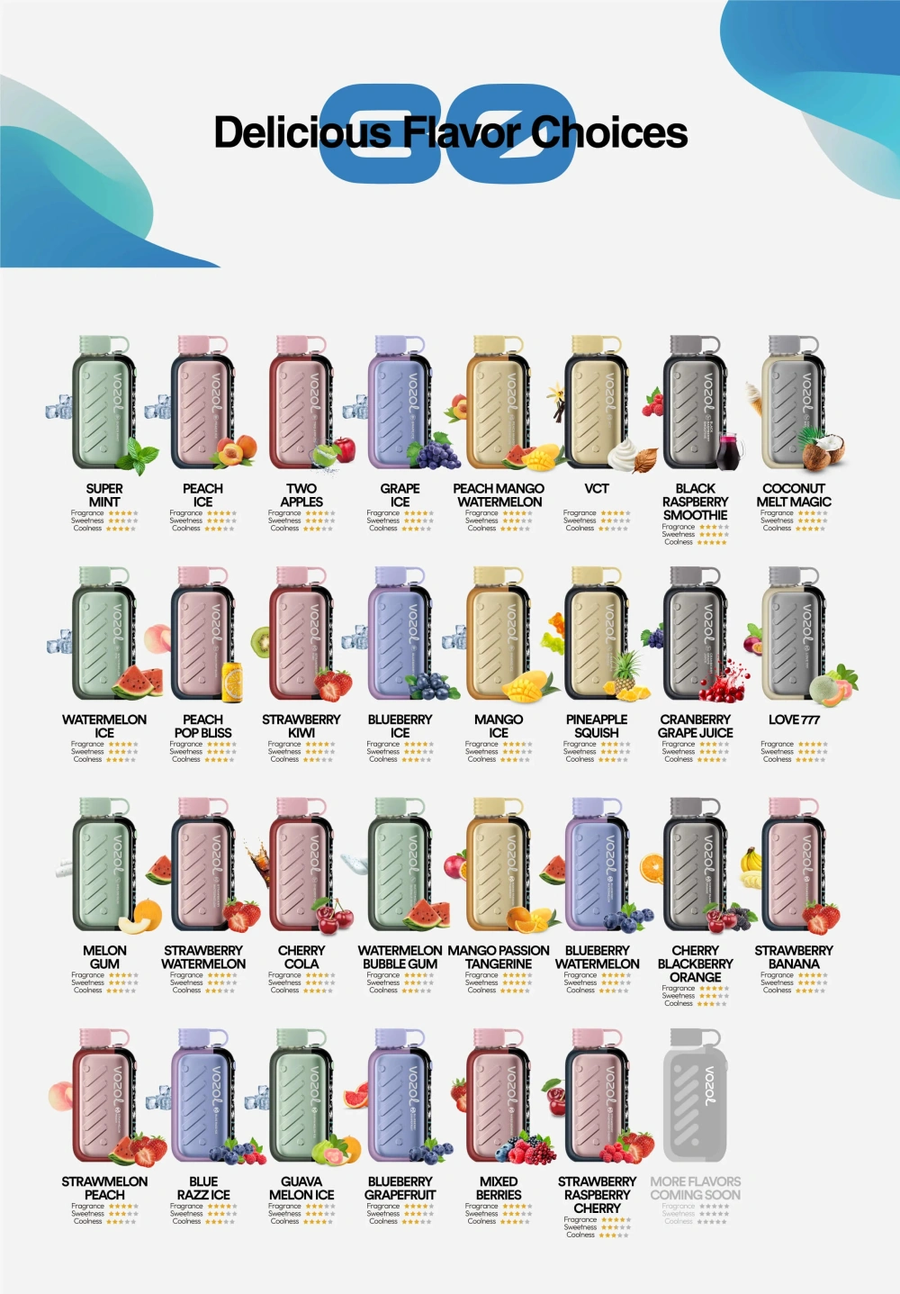 Puff UE Vozol 50k Jednorazowy Vape Ice Control 50000 Zaciągnięć Hurt Darmowa Wysyłka 16 Puff UE Vozol 50k Jednorazowy Vape Ice Control 50000 Zaciągnięć Hurt Darmowa Wysyłka