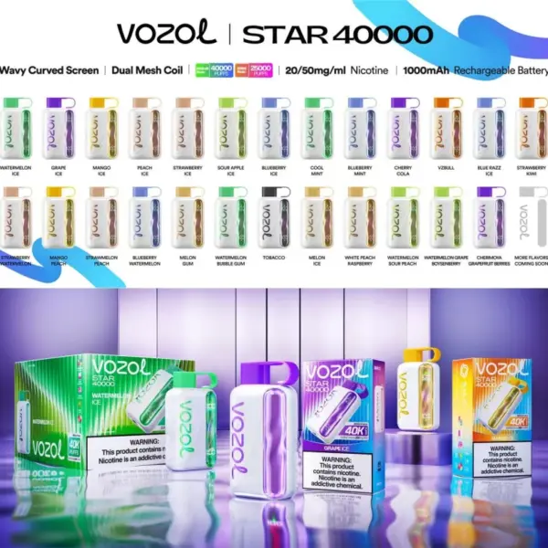 Vape EU Vozol Star 40000 Puffs 40k Jednorazowy Vape Sklep Darmowa Wysyłka 11 Vape EU Vozol Star 40000 Puffs 40k Jednorazowy Vape Sklep Darmowa Wysyłka