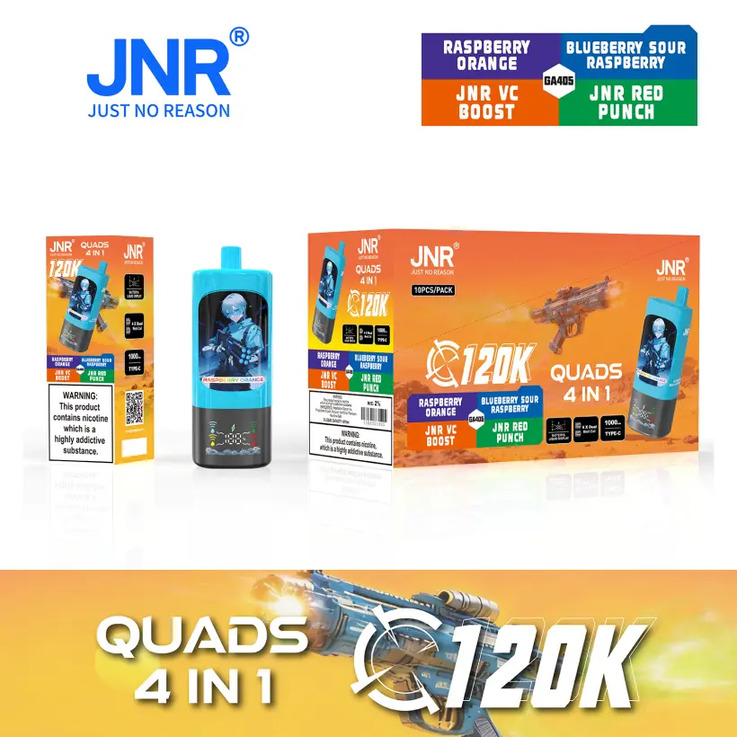Puff JNR 120K Quads 120000 Zaciągnięć Jednorazowy Vape 4 w 1 Sklep Vape Hurt Darmowa Wysyłka 8 Puff JNR 120K Quads 120000 Zaciągnięć Jednorazowy Vape 4 w 1 Sklep Vape Hurt Darmowa Wysyłka