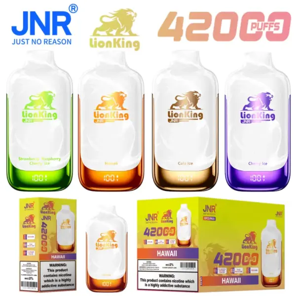 Puff JNR 42K Lion King 42000 Zaciągnięć Jednorazowy Vape Darmowa Wysyłka