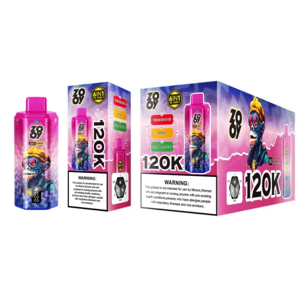 ZOOY 120K Puffs Disposable Vape 6 w 1 120000 Zaciągnięć Darmowa Wysyłka 15 ZOOY 120K Puffs Disposable Vape 6 w 1 120000 Zaciągnięć Darmowa Wysyłka