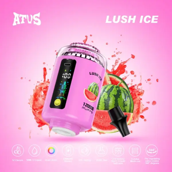 ATVS 120K Zaciągnięć Shisha Jednorazowy Vape 120000 Darmowa Wysyłka Magazyn Chiny