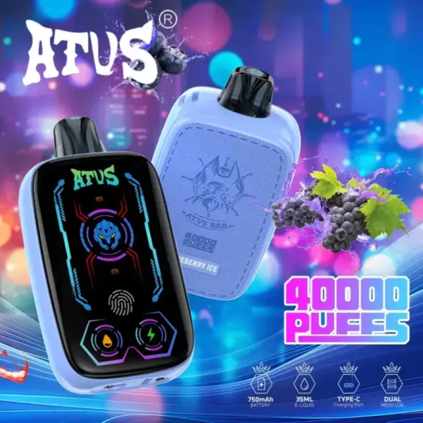 ATVS 40000 Puffs 40k Najlepszy Jednorazowy Vape Hurt Darmowa Wysyłka