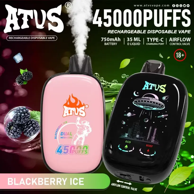 ATVS 45000 Puffs 45k Jednorazowy Vape z Ładowaniem Darmowa Wysyłka 8 ATVS 45000 Puffs 45k Jednorazowy Vape z Ładowaniem Darmowa Wysyłka