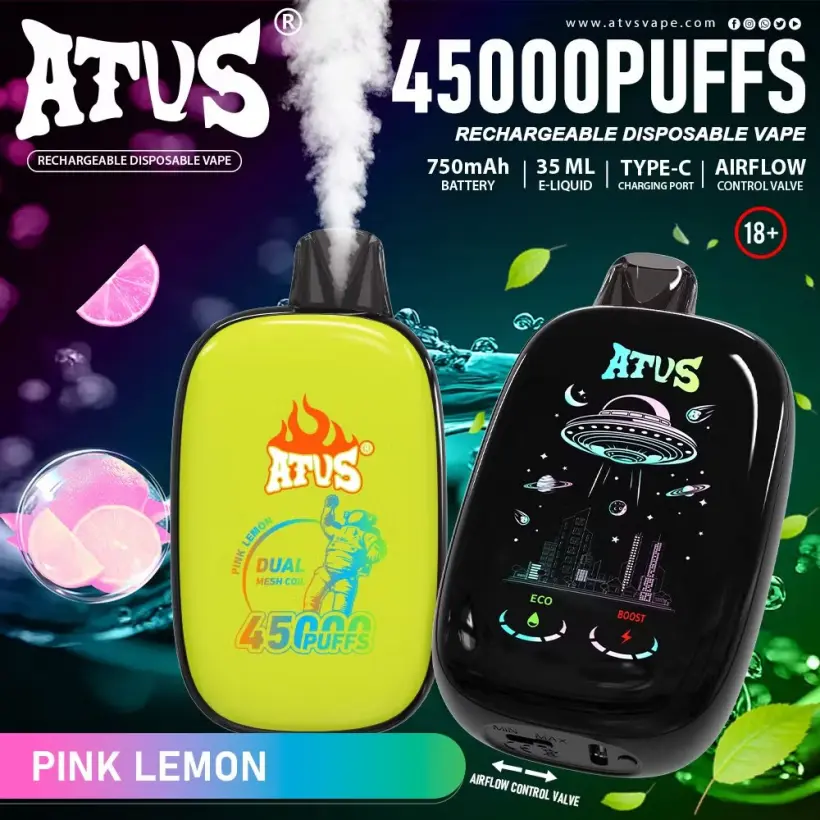 ATVS 45000 Puffs 45k Jednorazowy Vape z Ładowaniem Darmowa Wysyłka 7 ATVS 45000 Puffs 45k Jednorazowy Vape z Ładowaniem Darmowa Wysyłka