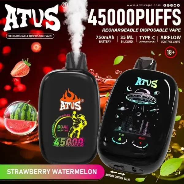 ATVS 45000 Puffs 45k Jednorazowy Vape z Ładowaniem Darmowa Wysyłka 11 ATVS 45000 Puffs 45k Jednorazowy Vape z Ładowaniem Darmowa Wysyłka