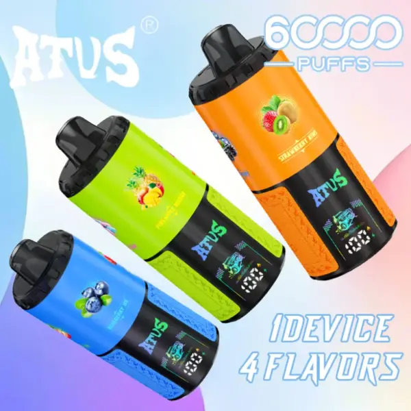ATVS 60000 Puffs 60k 4 w 1 Najlepszy Jednorazowy Vape Hurtownia Darmowa Wysyłka