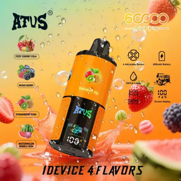 ATVS 60000 Puffs 60k 4 w 1 Najlepszy Jednorazowy Vape Hurtownia Darmowa Wysyłka 15 ATVS 60000 Puffs 60k 4 w 1 Najlepszy Jednorazowy Vape Hurtownia Darmowa Wysyłka