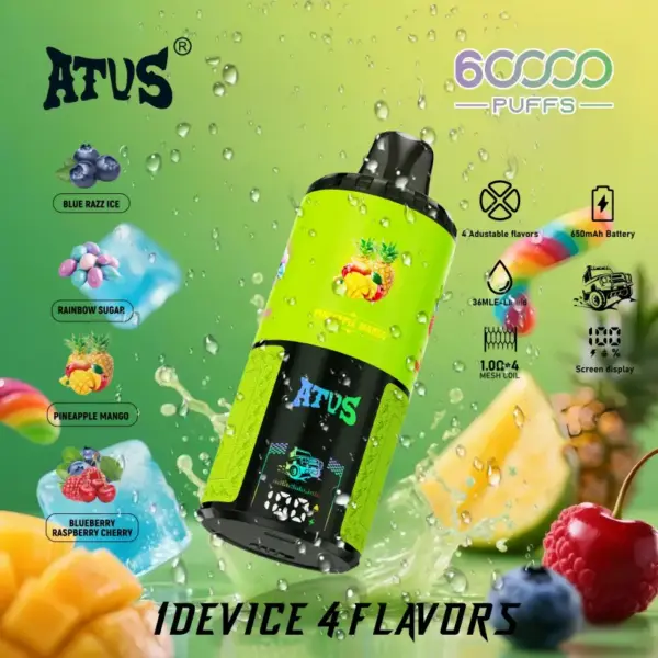ATVS 60000 Puffs 60k 4 w 1 Najlepszy Jednorazowy Vape Hurtownia Darmowa Wysyłka 10 ATVS 60000 Puffs 60k 4 w 1 Najlepszy Jednorazowy Vape Hurtownia Darmowa Wysyłka