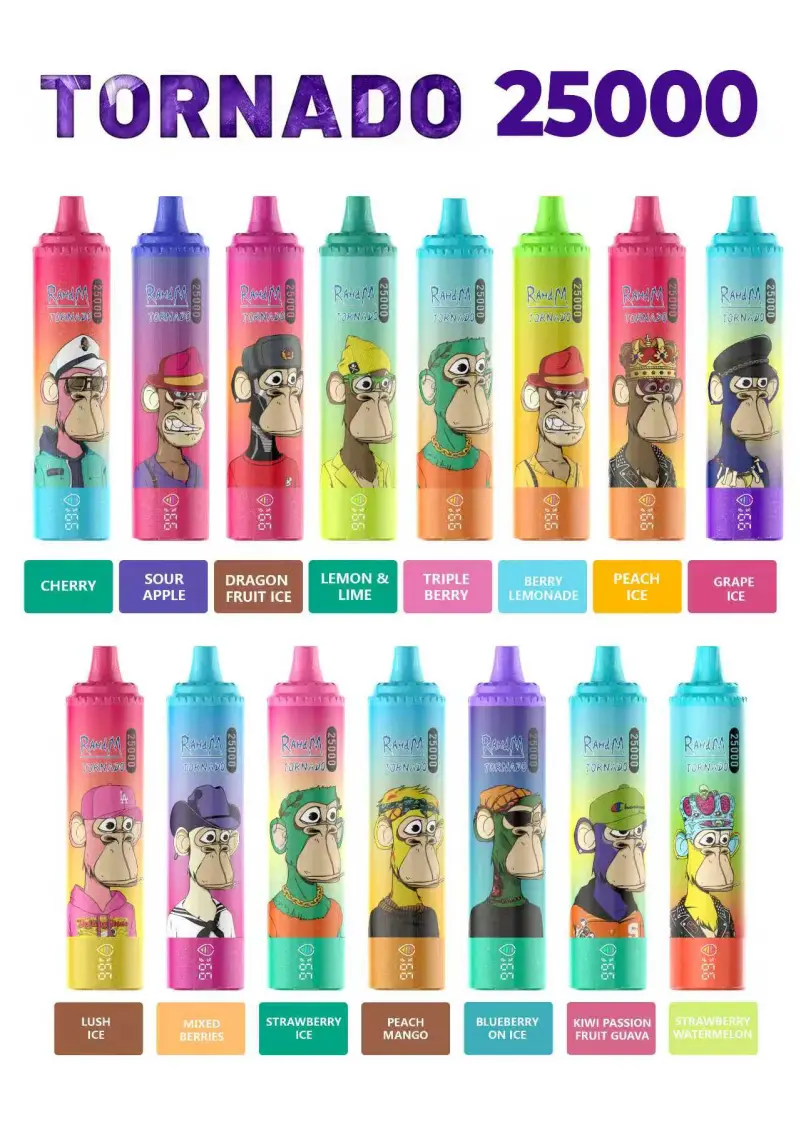 Airmez 25k Zaciągnięć 25000 Tornado Jednorazowy Vape Szybka Dostawa z Magazynu UE 16 Airmez 25k zaciągnięć 25000 Tornado jednorazowy vape szybka dostawa z magazynu UE