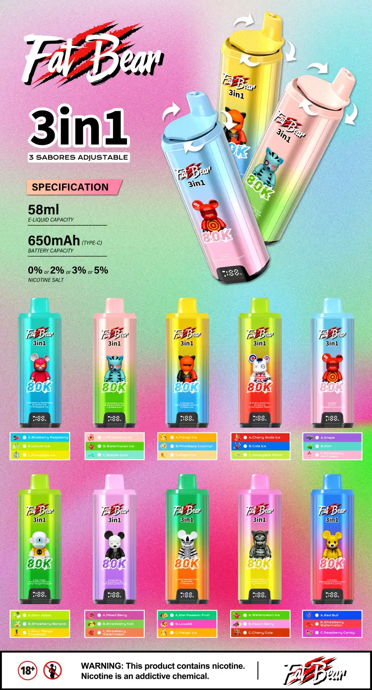 Aivono 80k Zaciągnięć 3 w 1 Jednorazowy Vape 80000 Dostawa w 3-7 Dni Roboczych Magazyn UE 16 Aivono 80k Zaciągnięć 3 w 1 Jednorazowy Vape 80000 Dostawa w 3-7 Dni Roboczych Magazyn UE